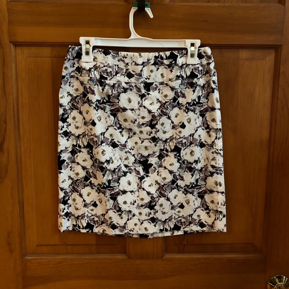 Donna Ricco Patterned Skirt